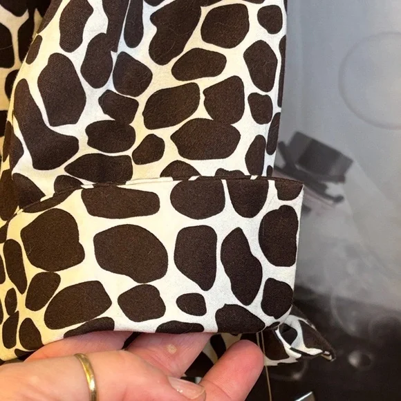 NWT Collections for Le Suit Chocolate and White Pant Suit Set - Picture 5 of 14